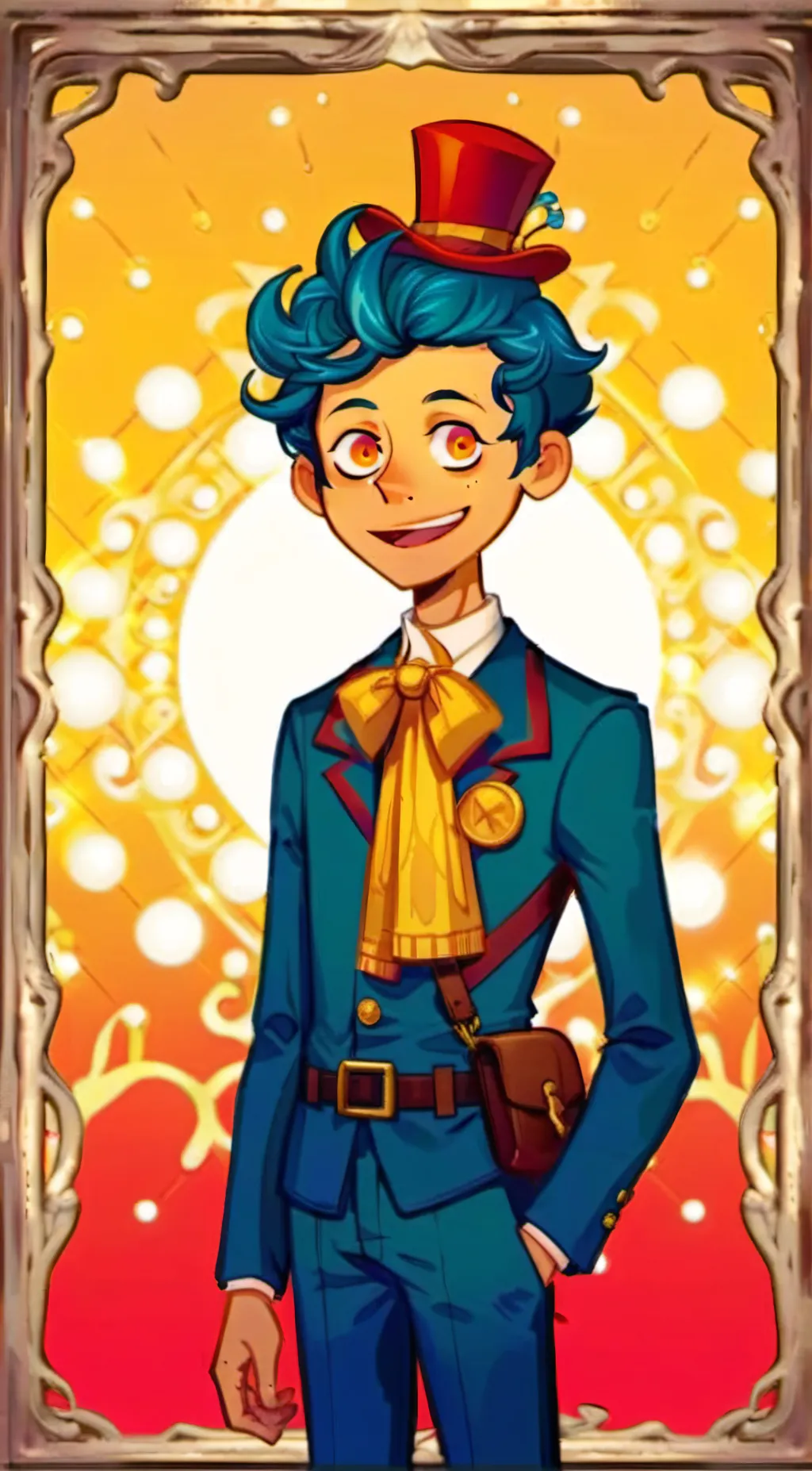 ai character: Wally darling  background