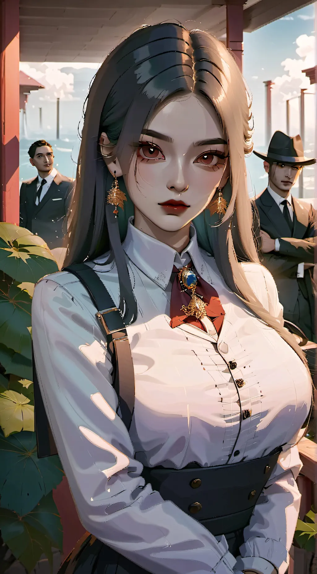 ai character: Esmeralda  background