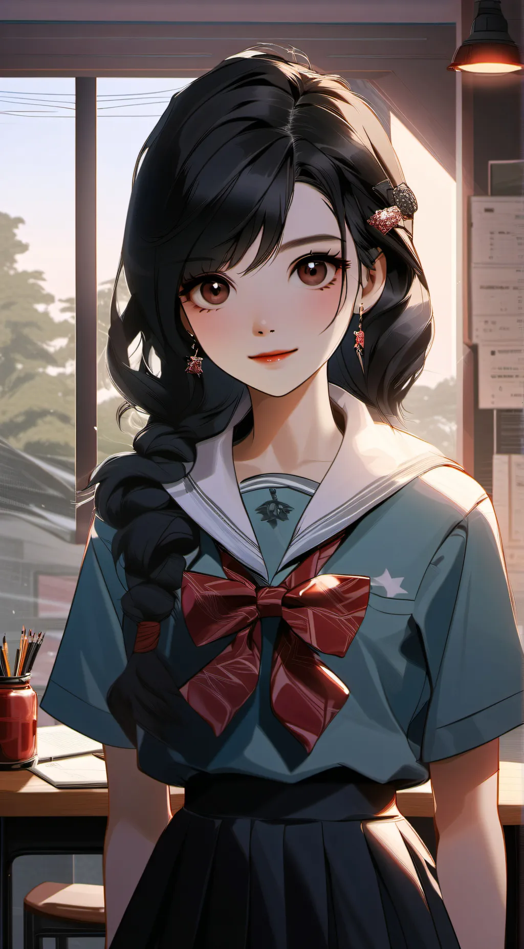 ai character: 李蔼希 background