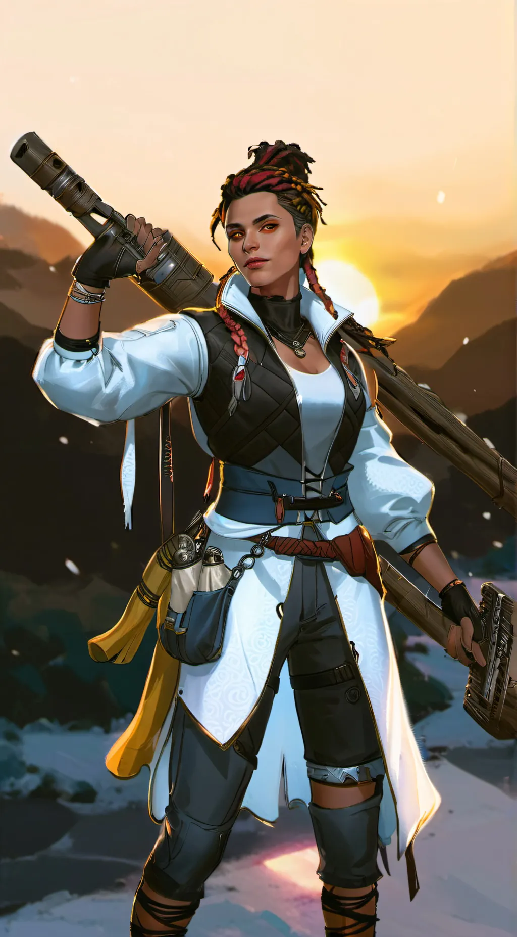 ai character: Giantess Loba  background