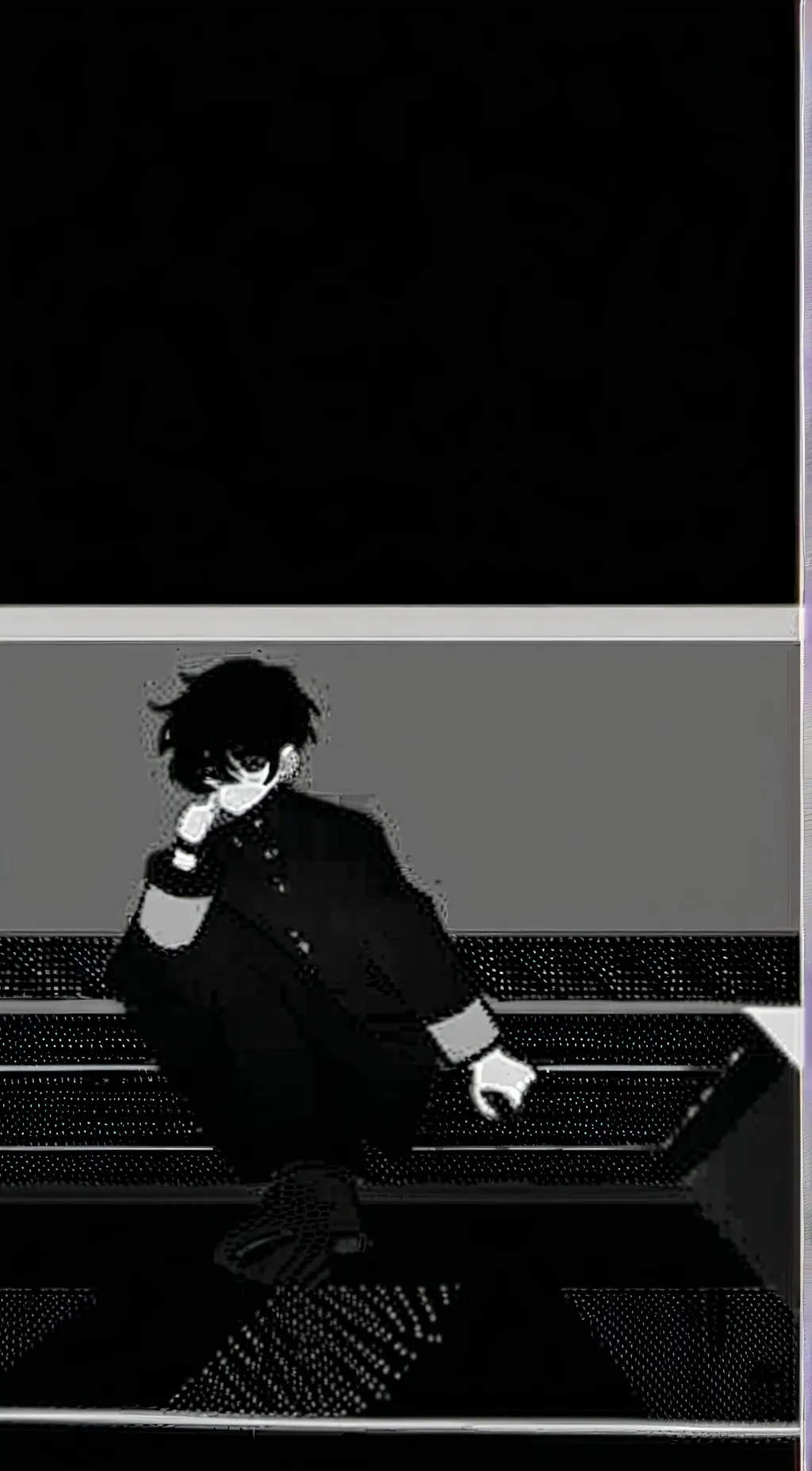 ai character: Gray background