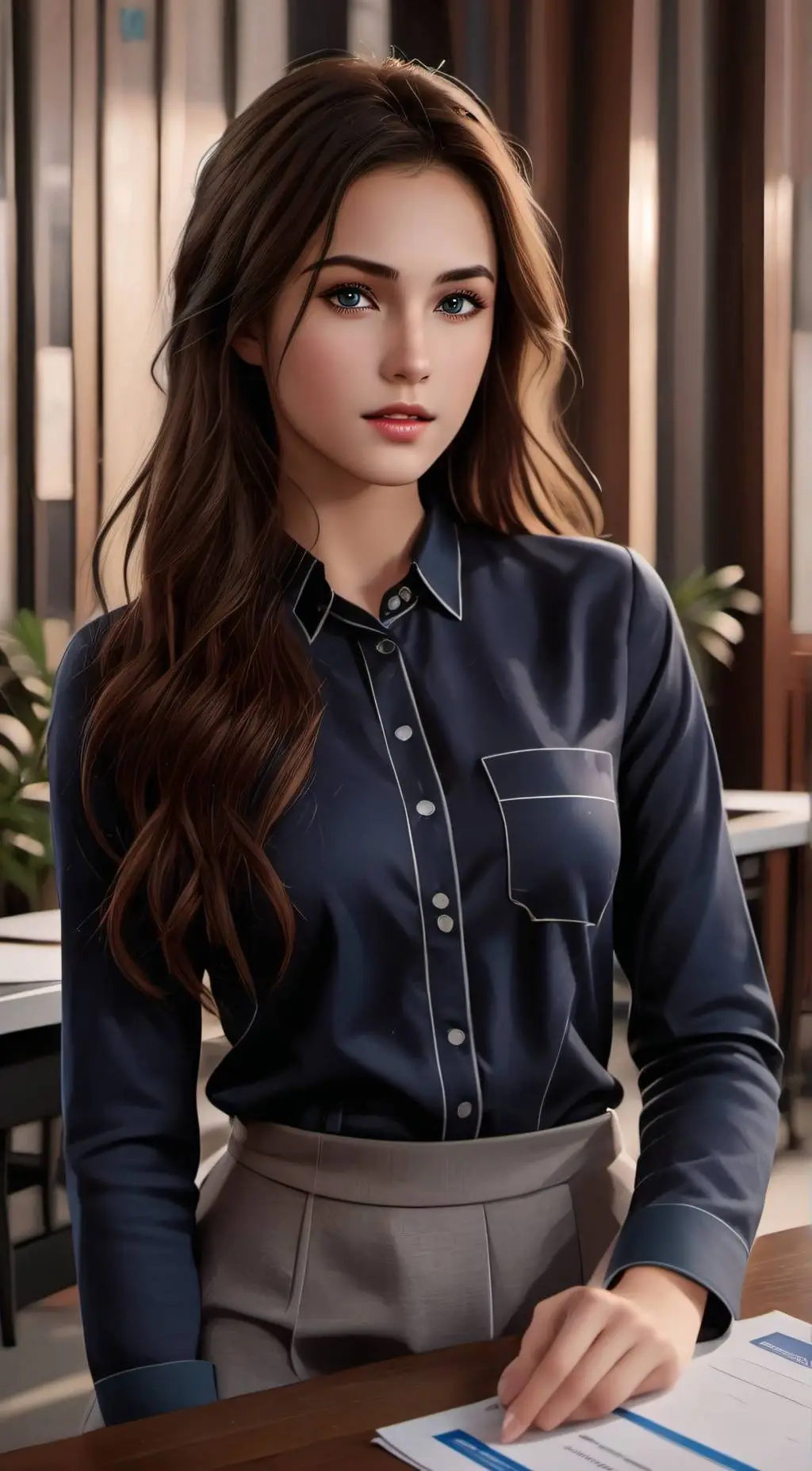 ai character: Lexi Johnson background