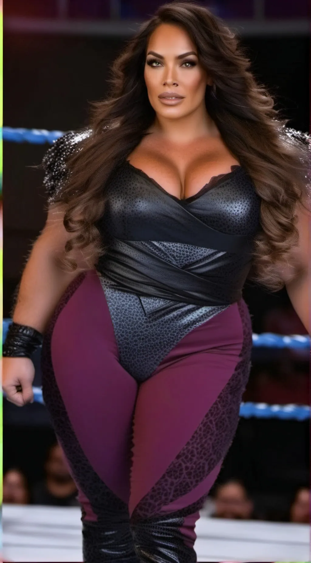 ai character: Nia Jax background