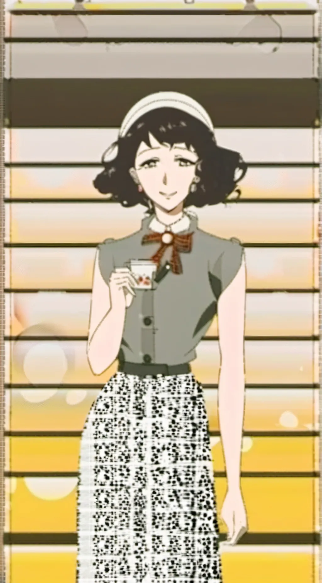 ai character: Melinda Desmond  background