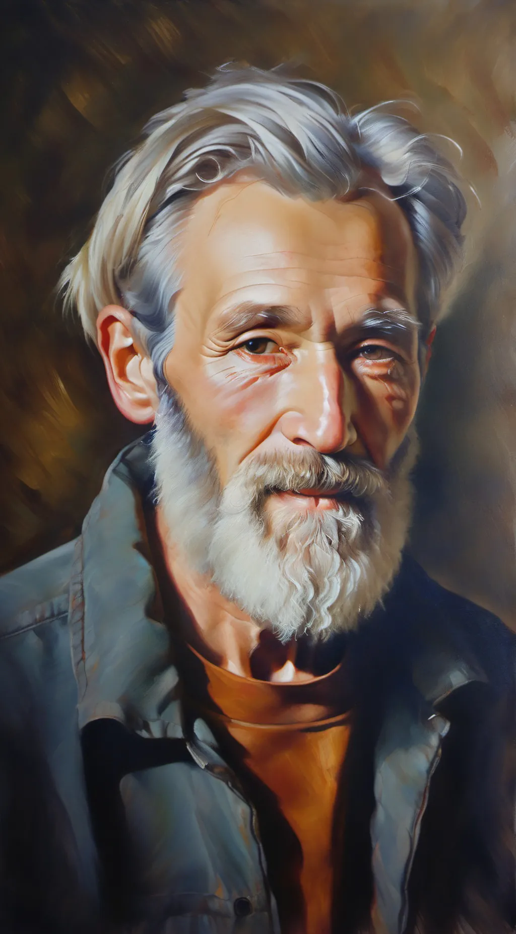 ai character: John Martin  background