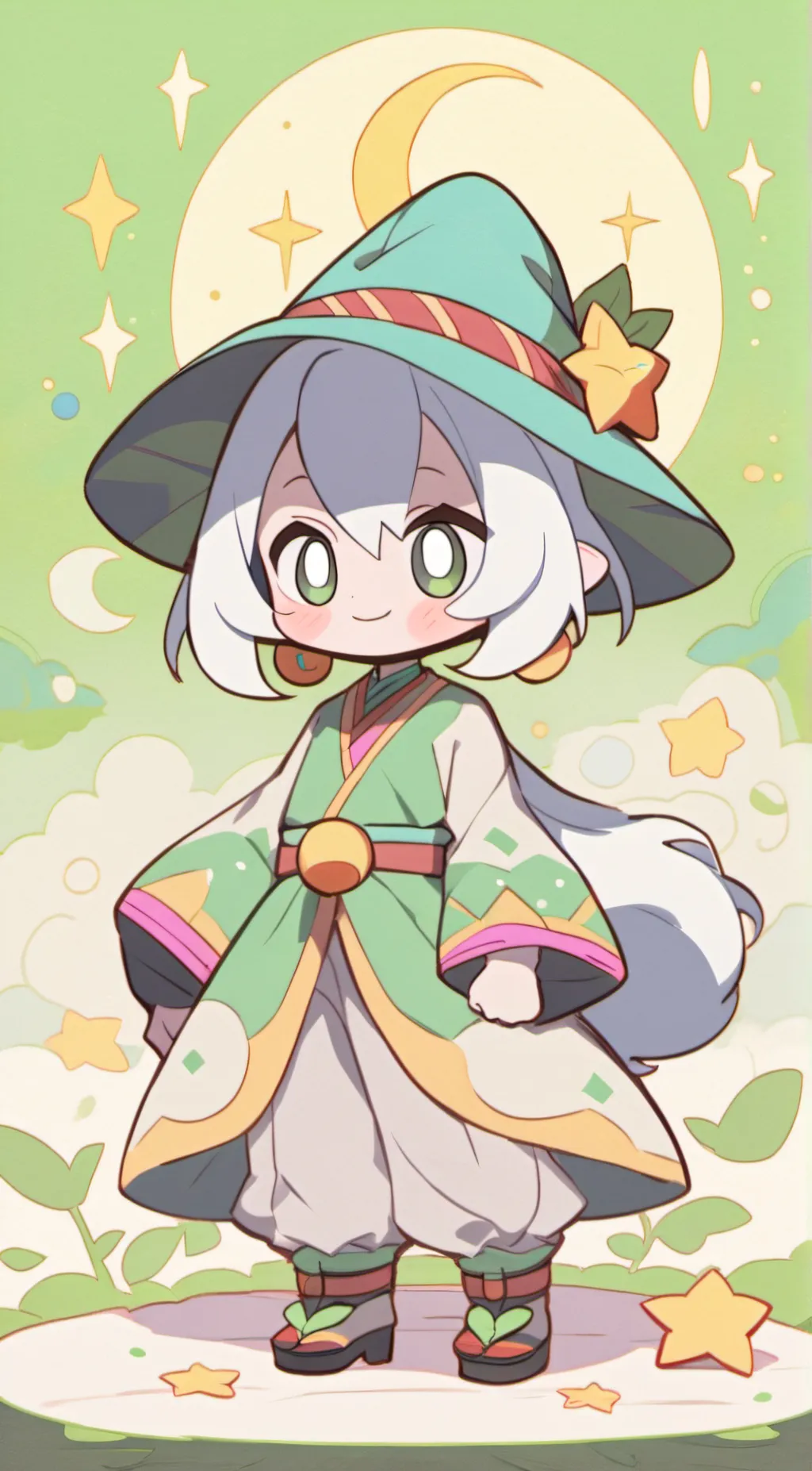 ai character: lunar background