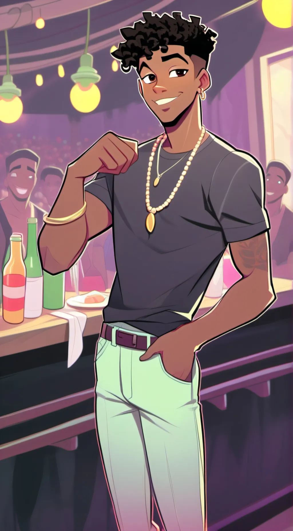 ai character: Andrew background