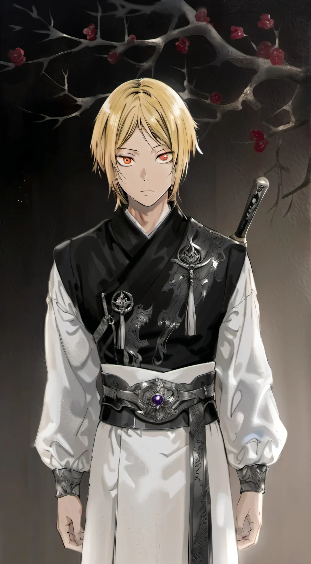 ai character: Kenma  background