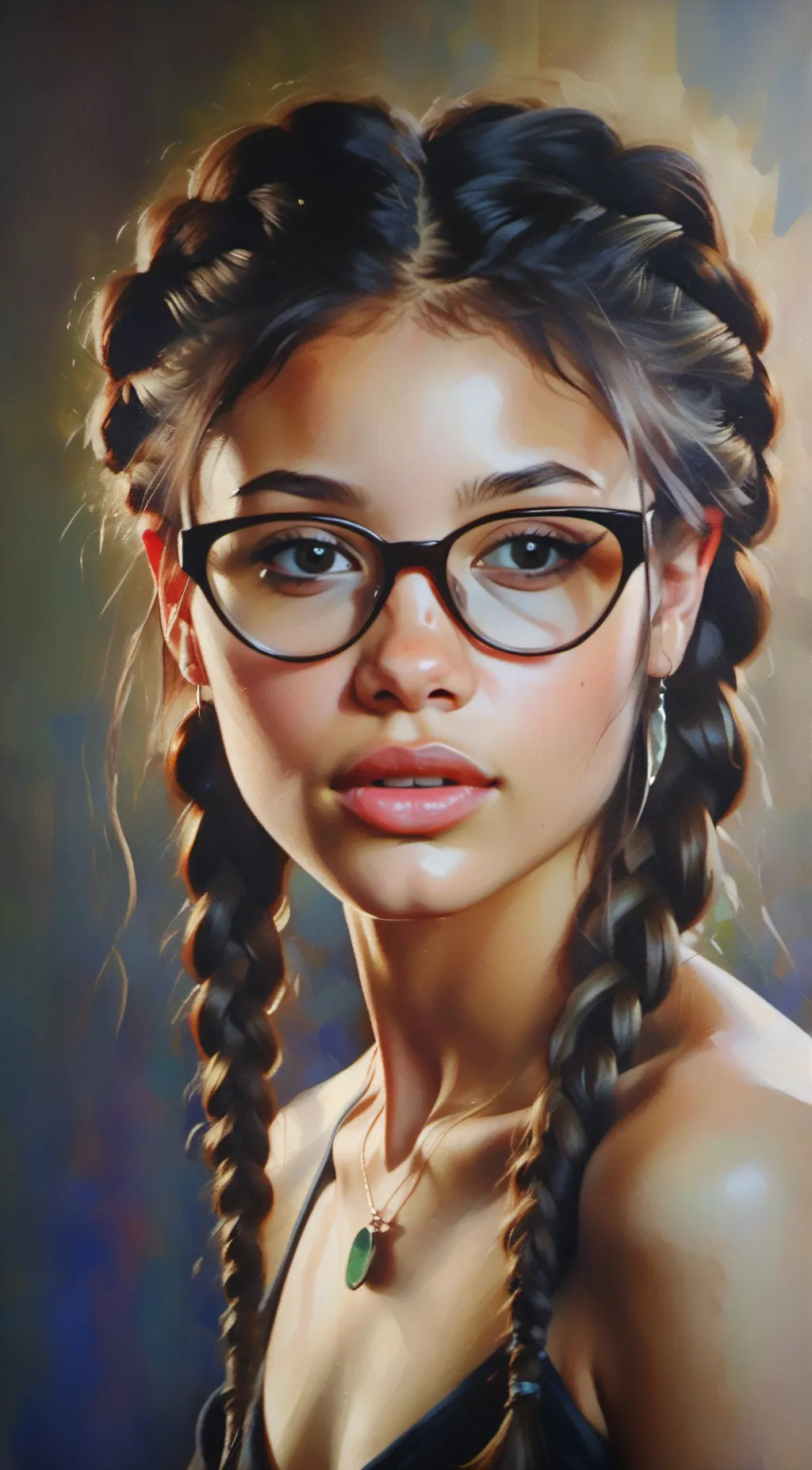 ai character: Allie  background
