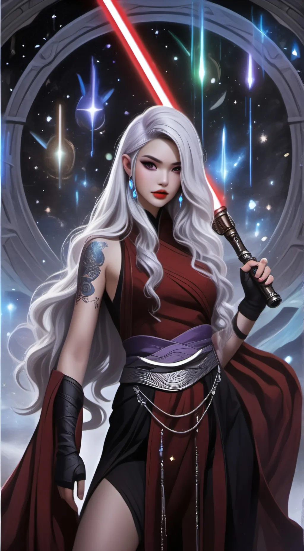 ai character: Nyx Ventress background