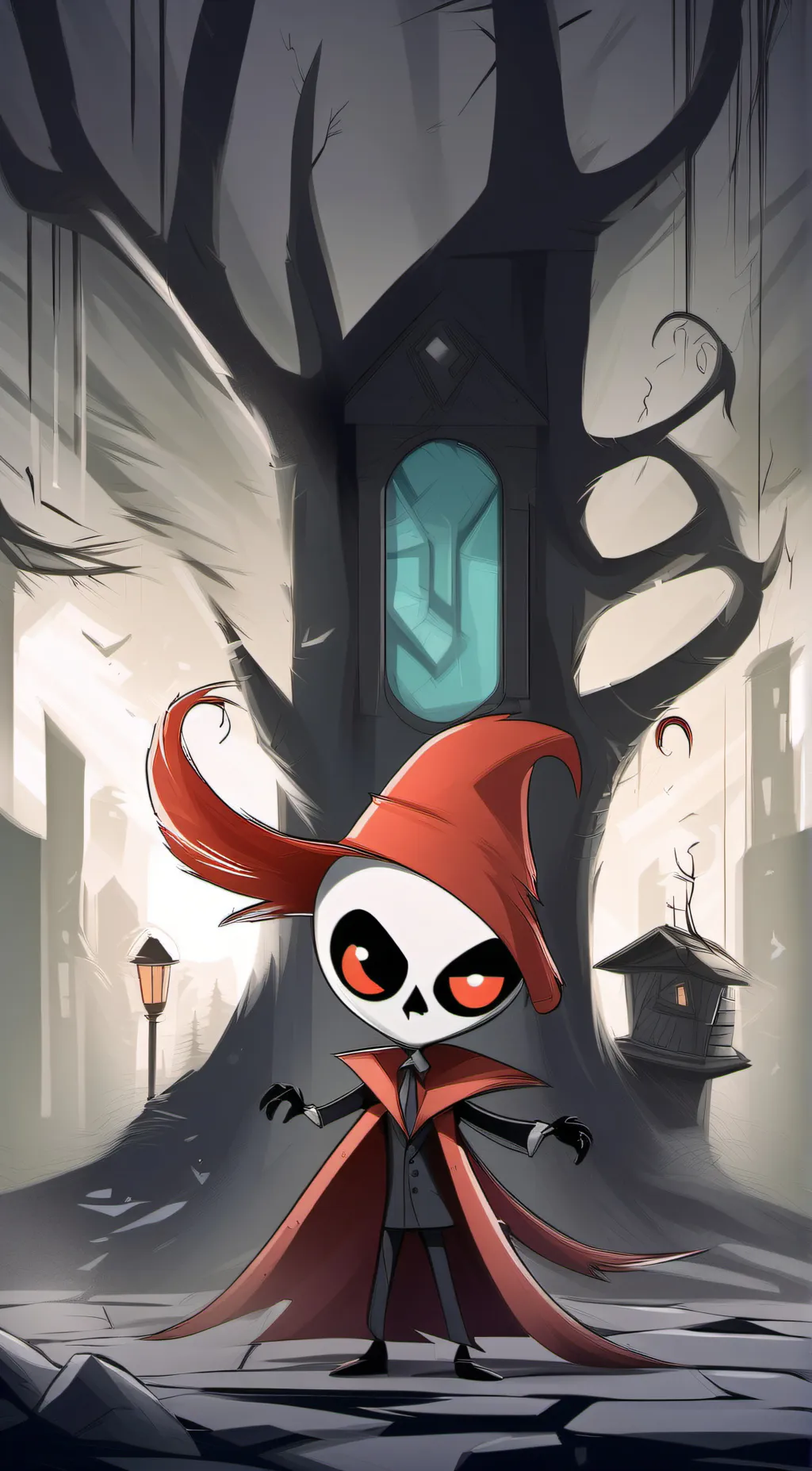 ai character: hazbin hotel  background