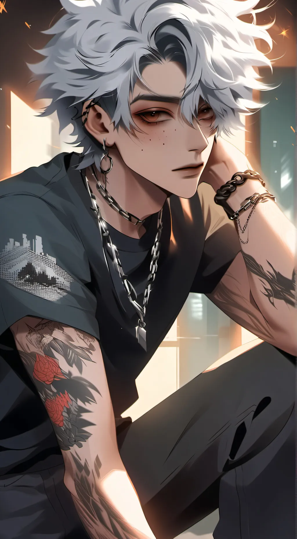 ai character: Rio☆ background