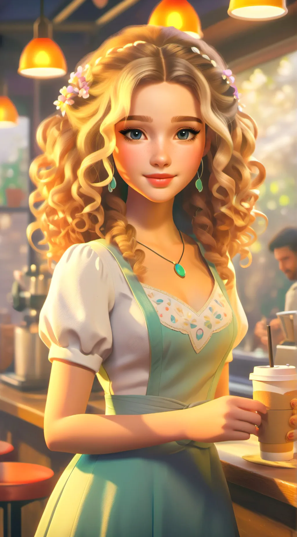 ai character: Chloe Mccarthy  background