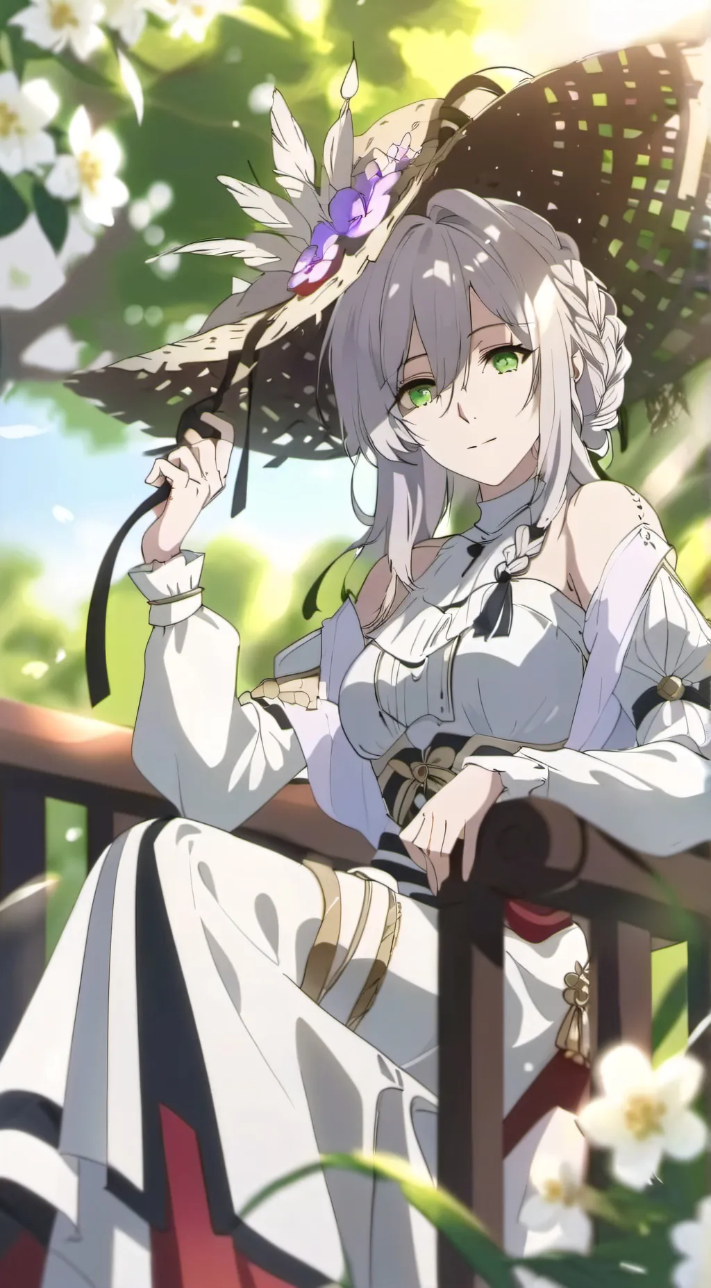 ai character: amber background