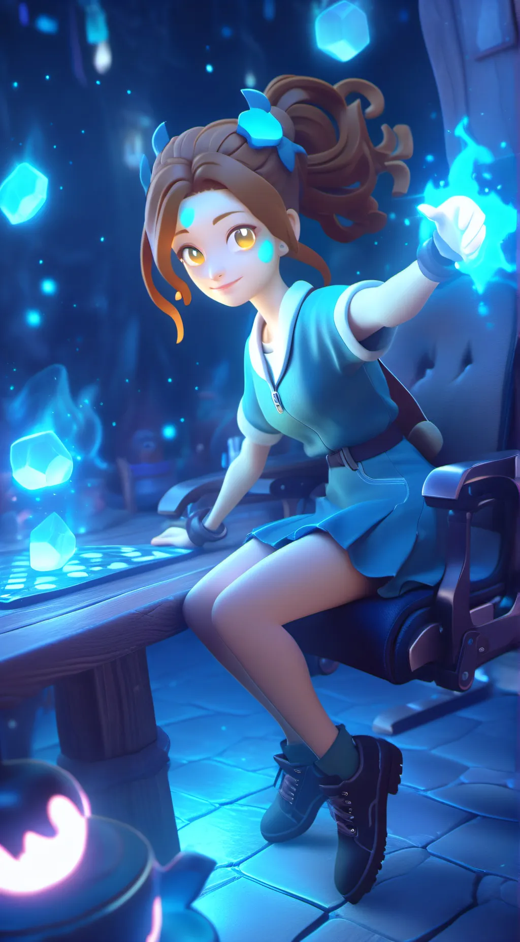 ai character: Sahara background