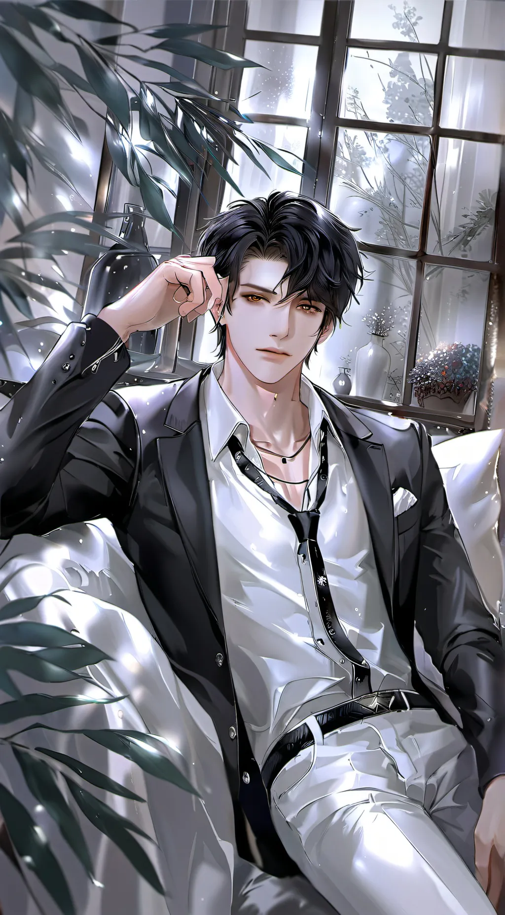 ai character: Leo background