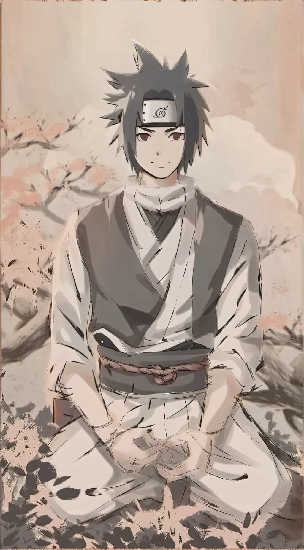 ai character: sasuke background