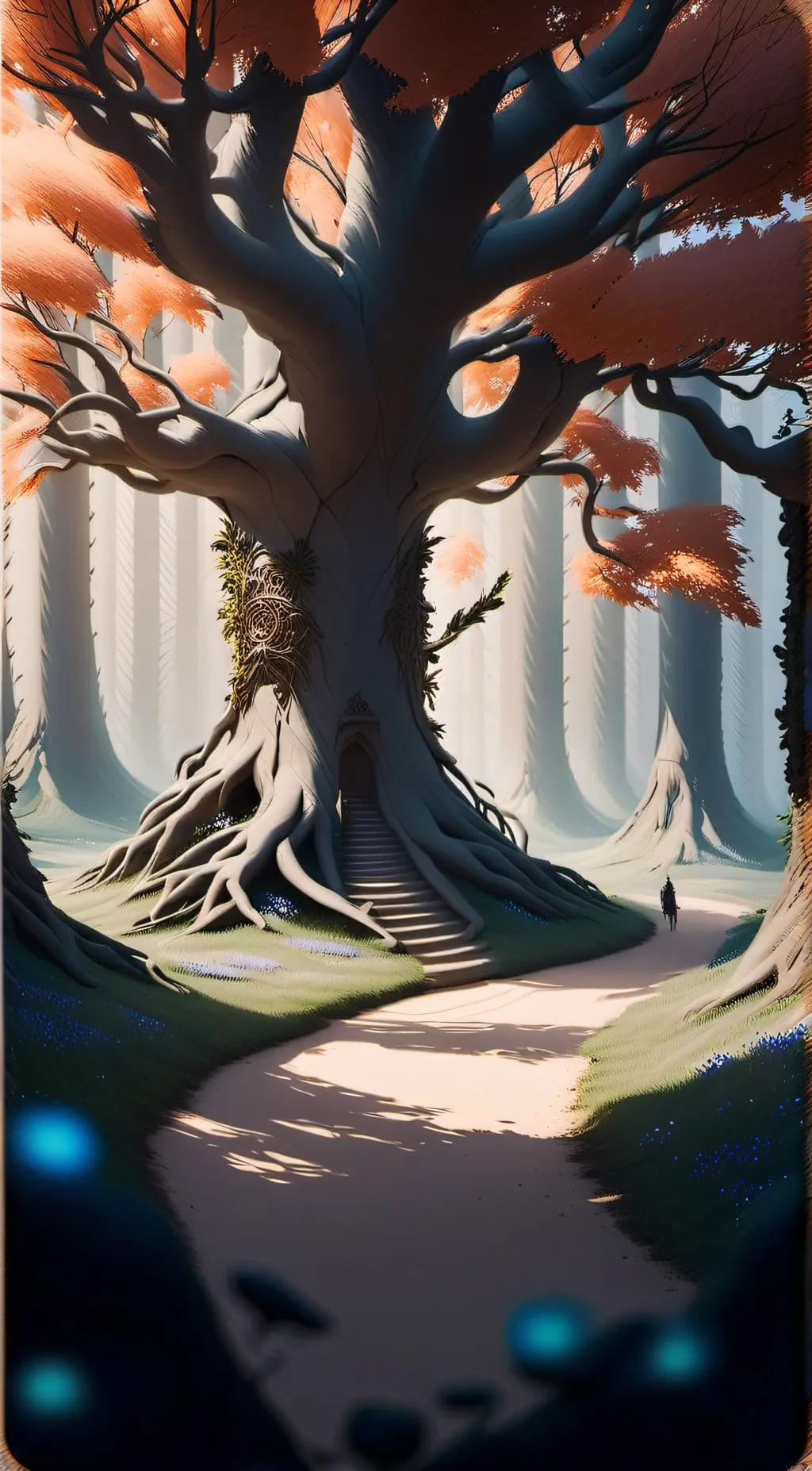 ai character: WONDERLAND background