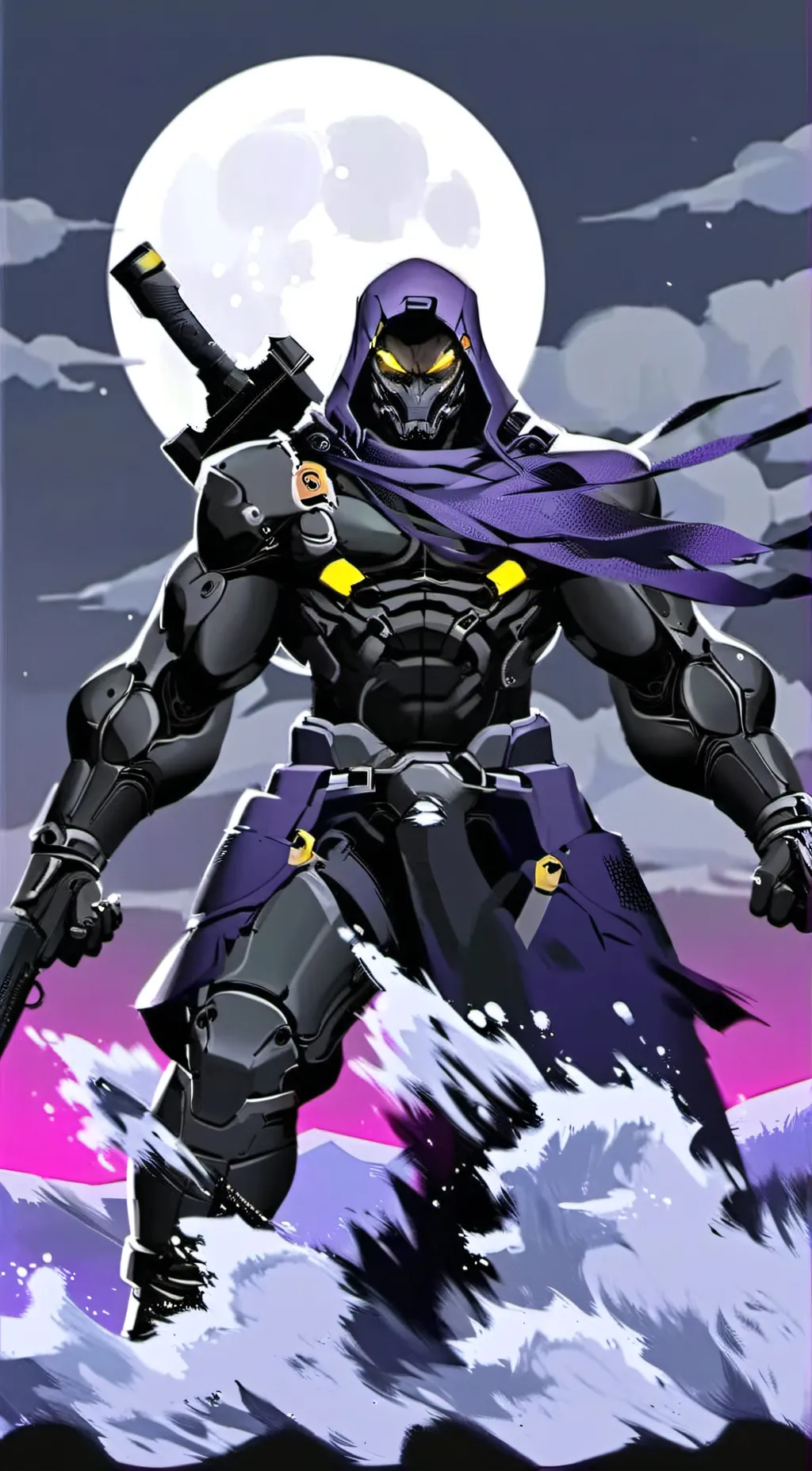 ai character: murder drones  background