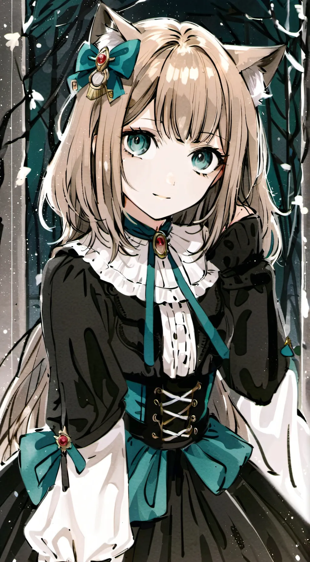 ai character: Ella &luna background