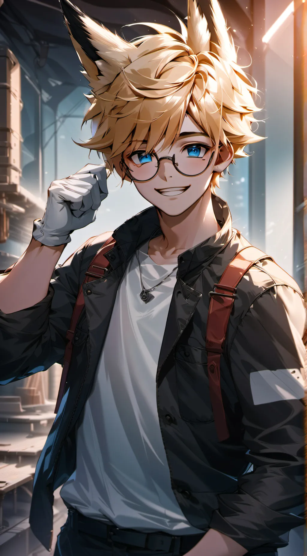 ai character: «Tails background