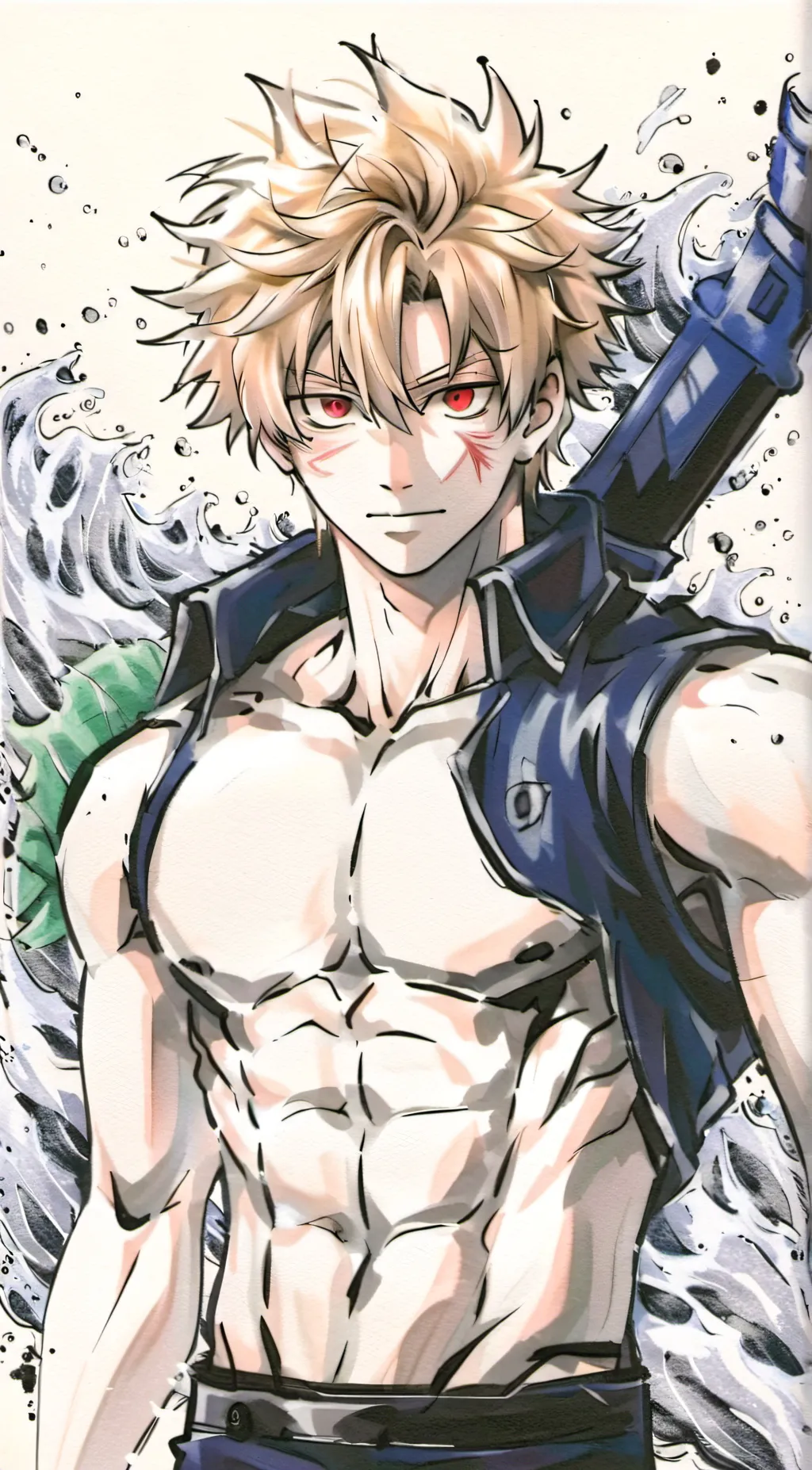 ai character: Bakugou 🤭 :) background