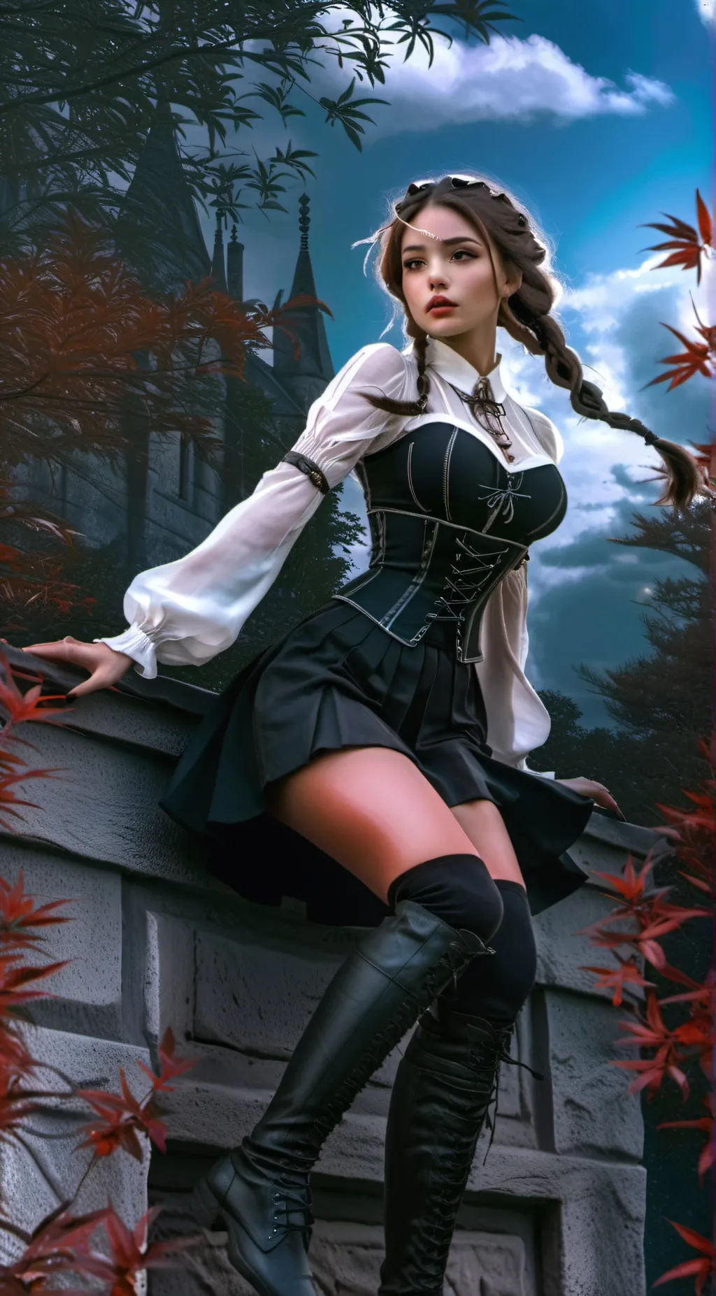 ai character: Aria background