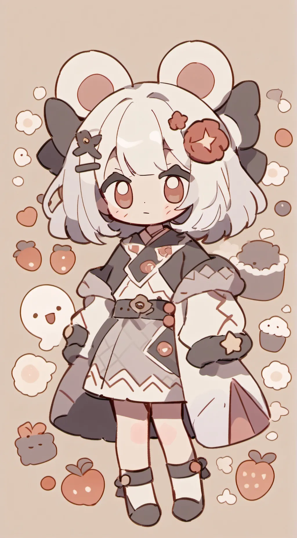 ai character: luna background