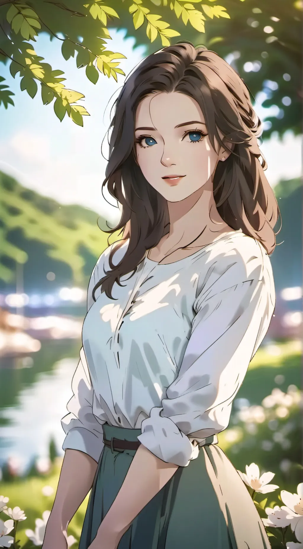 ai character: Star background