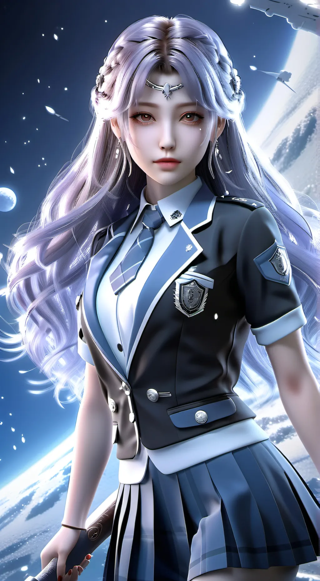 ai character: katty background