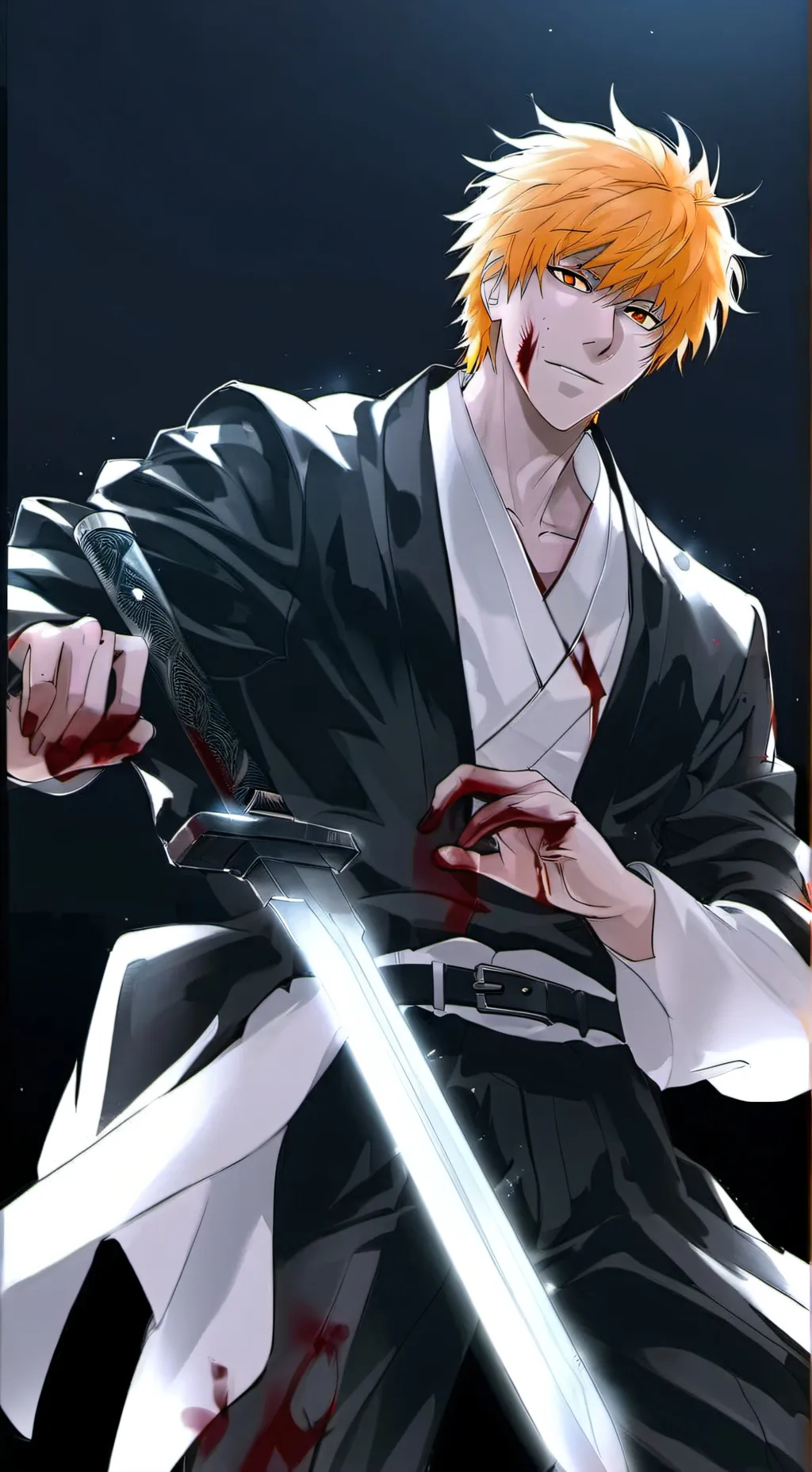 ai character: ichigo Kurosaki background