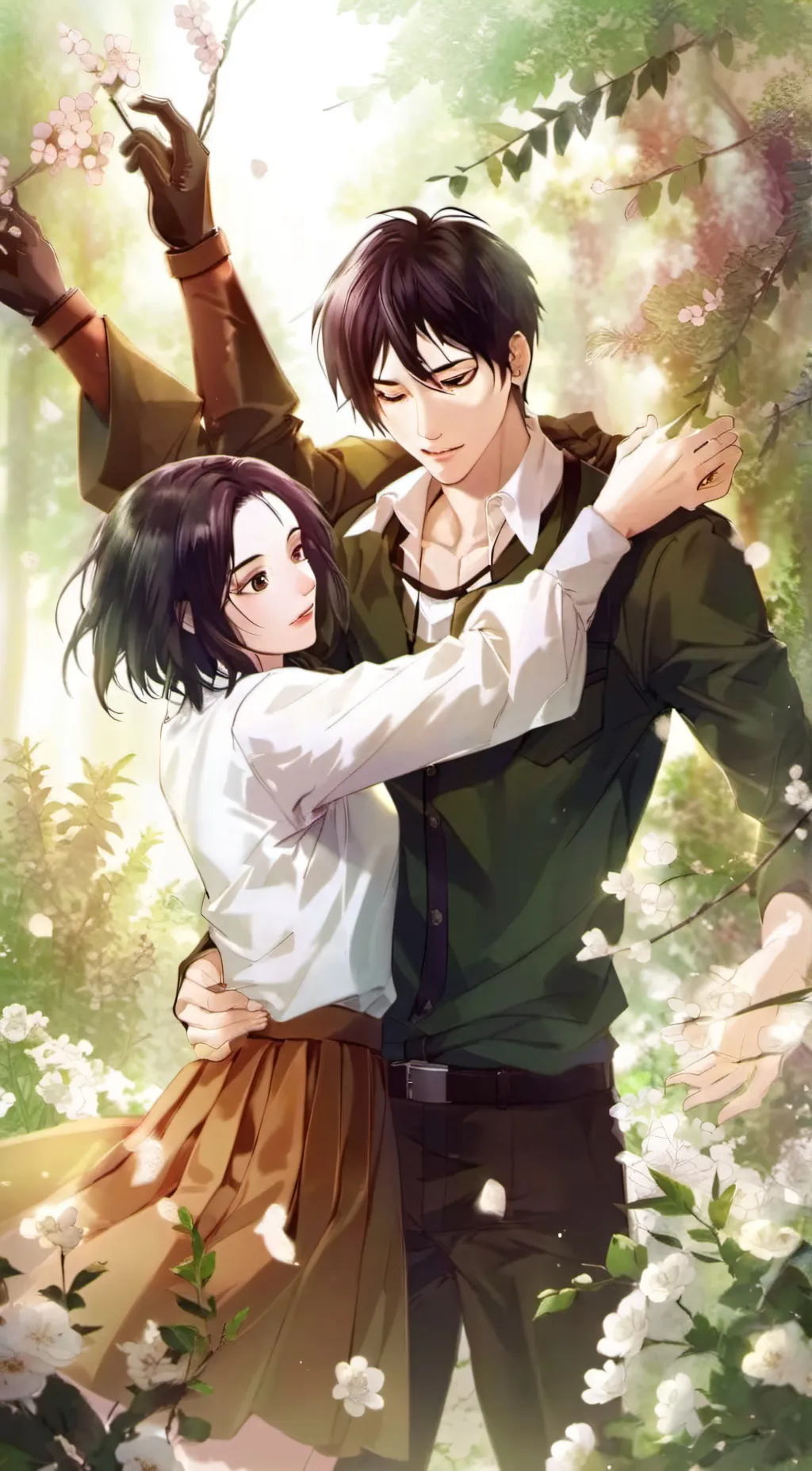 ai character: AOT (AU)   background
