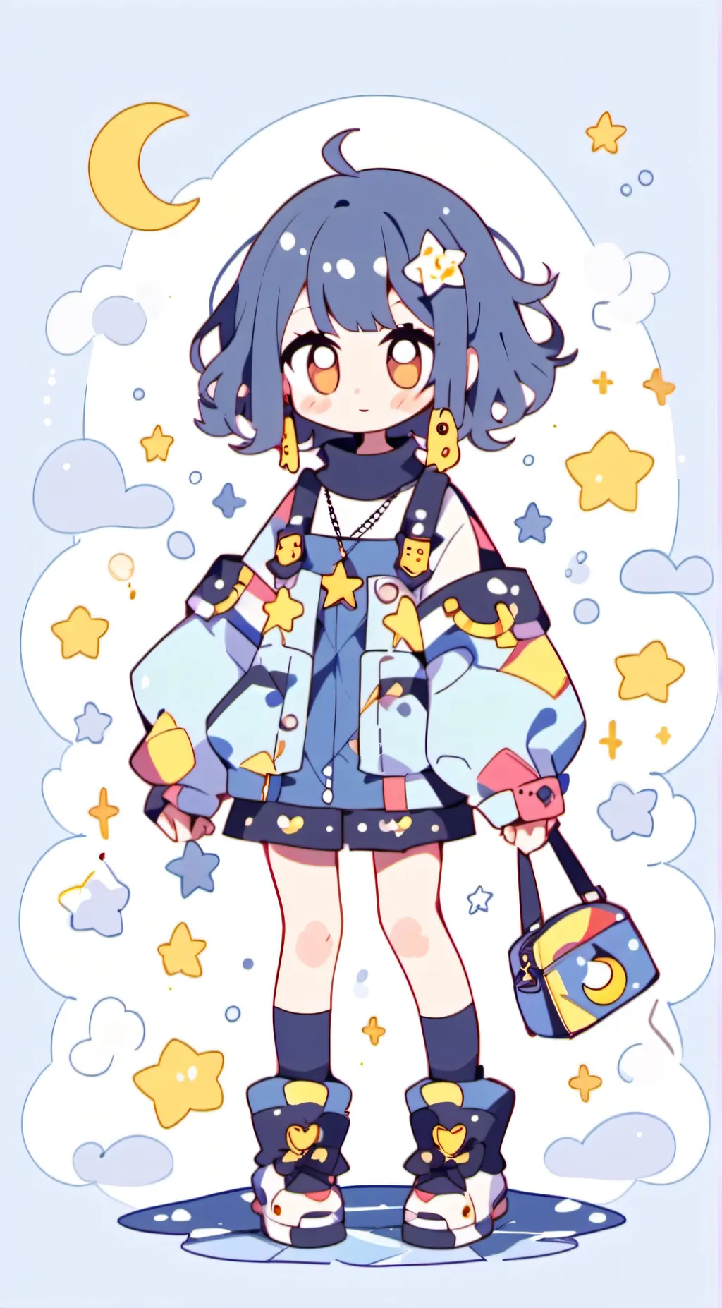 ai character: Smile critter background