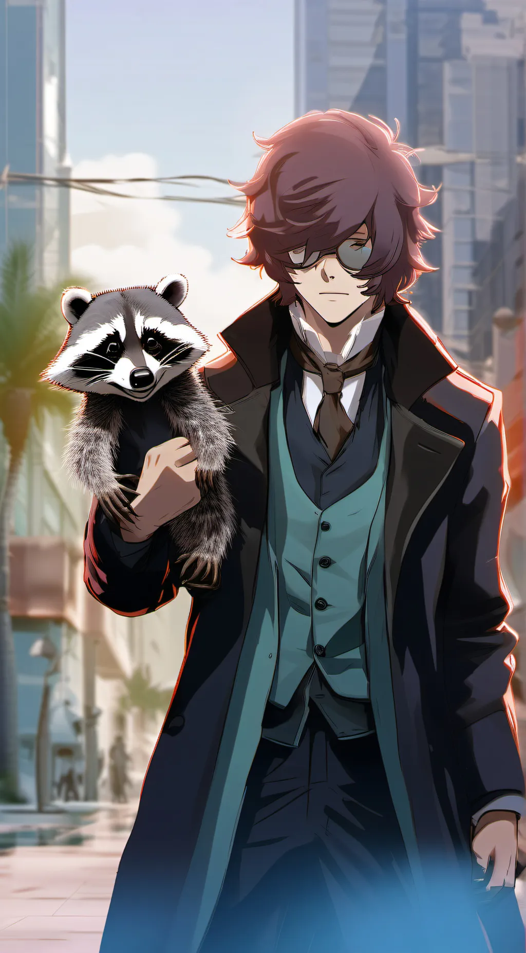 ai character: Edgar Allen Poe background