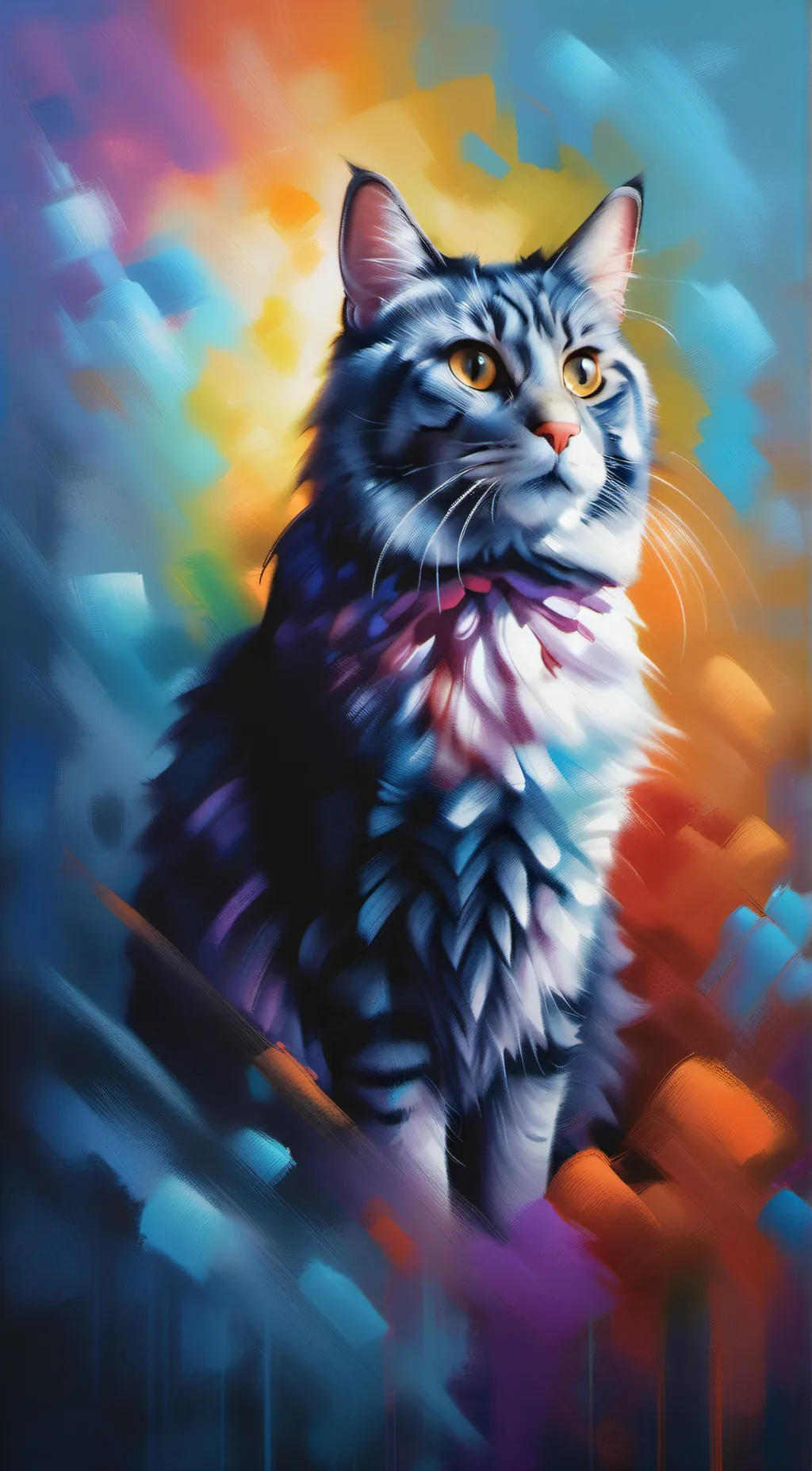 ai character: Catnap Christmas  background
