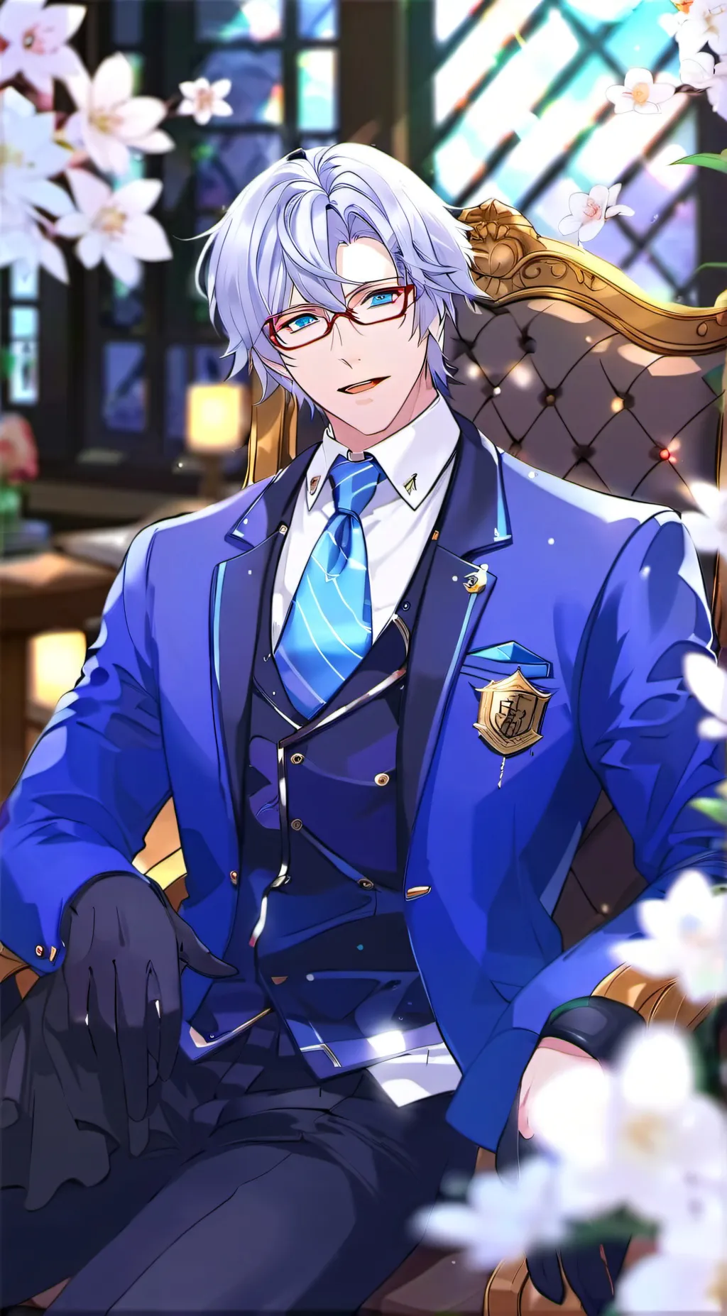 ai character: Azul Ashengrotto  background