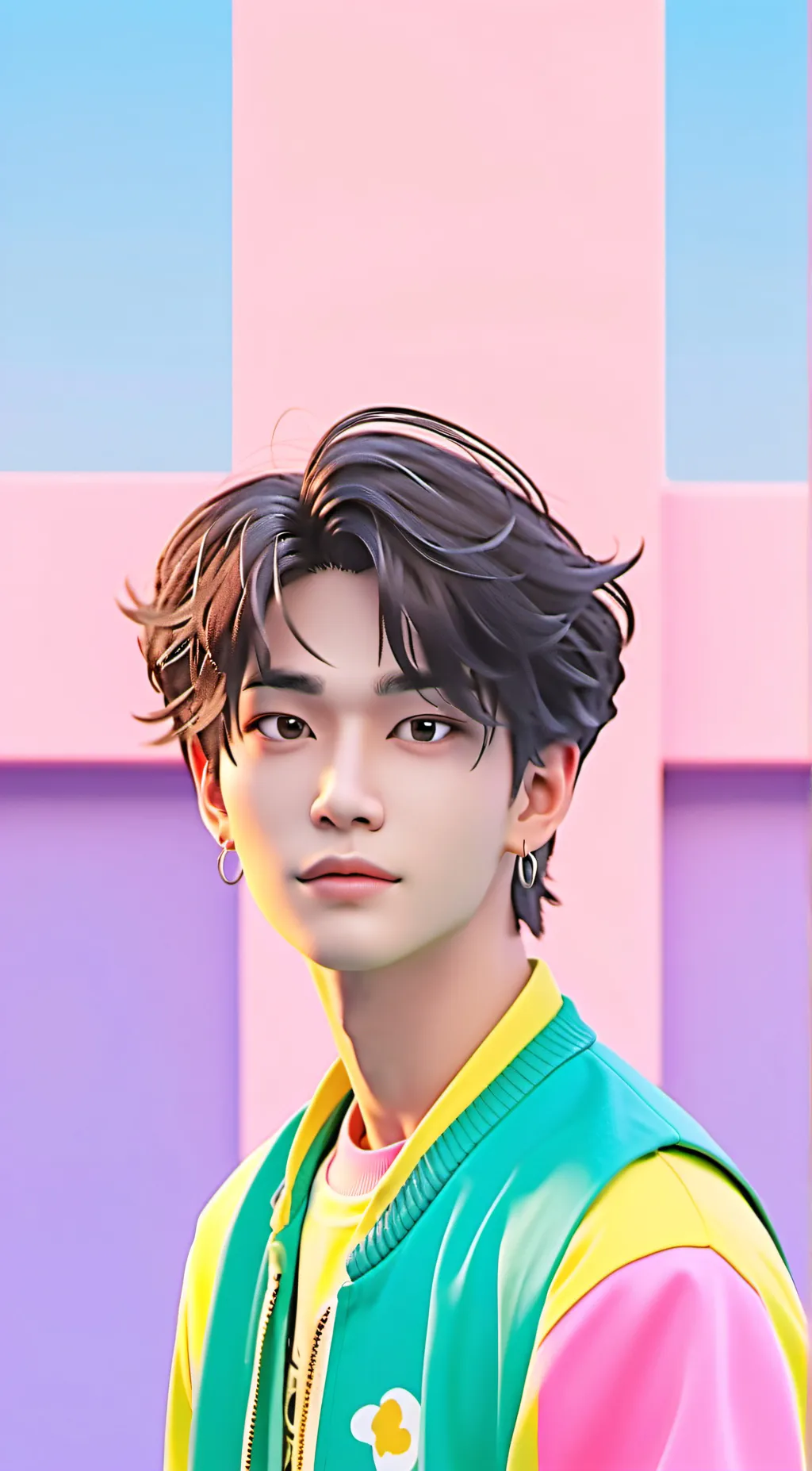 ai character: Hyunjin background