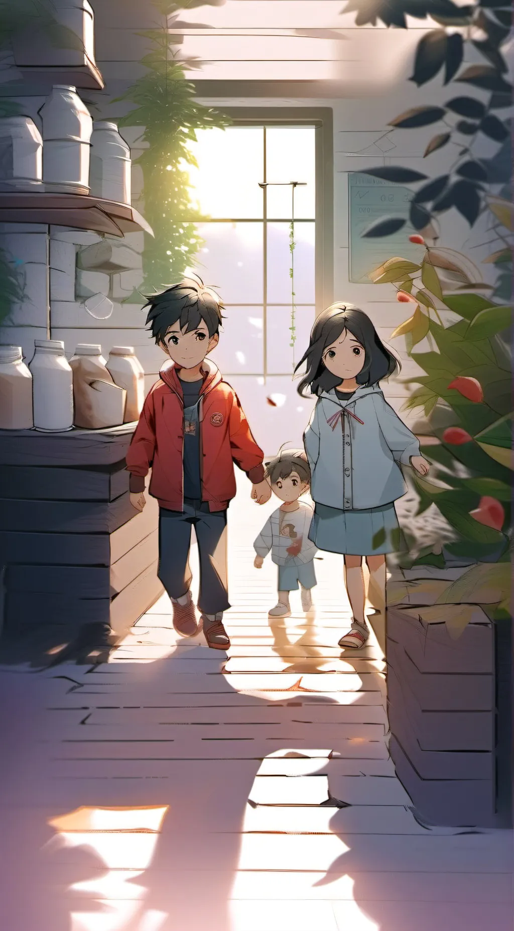 ai character: small family background