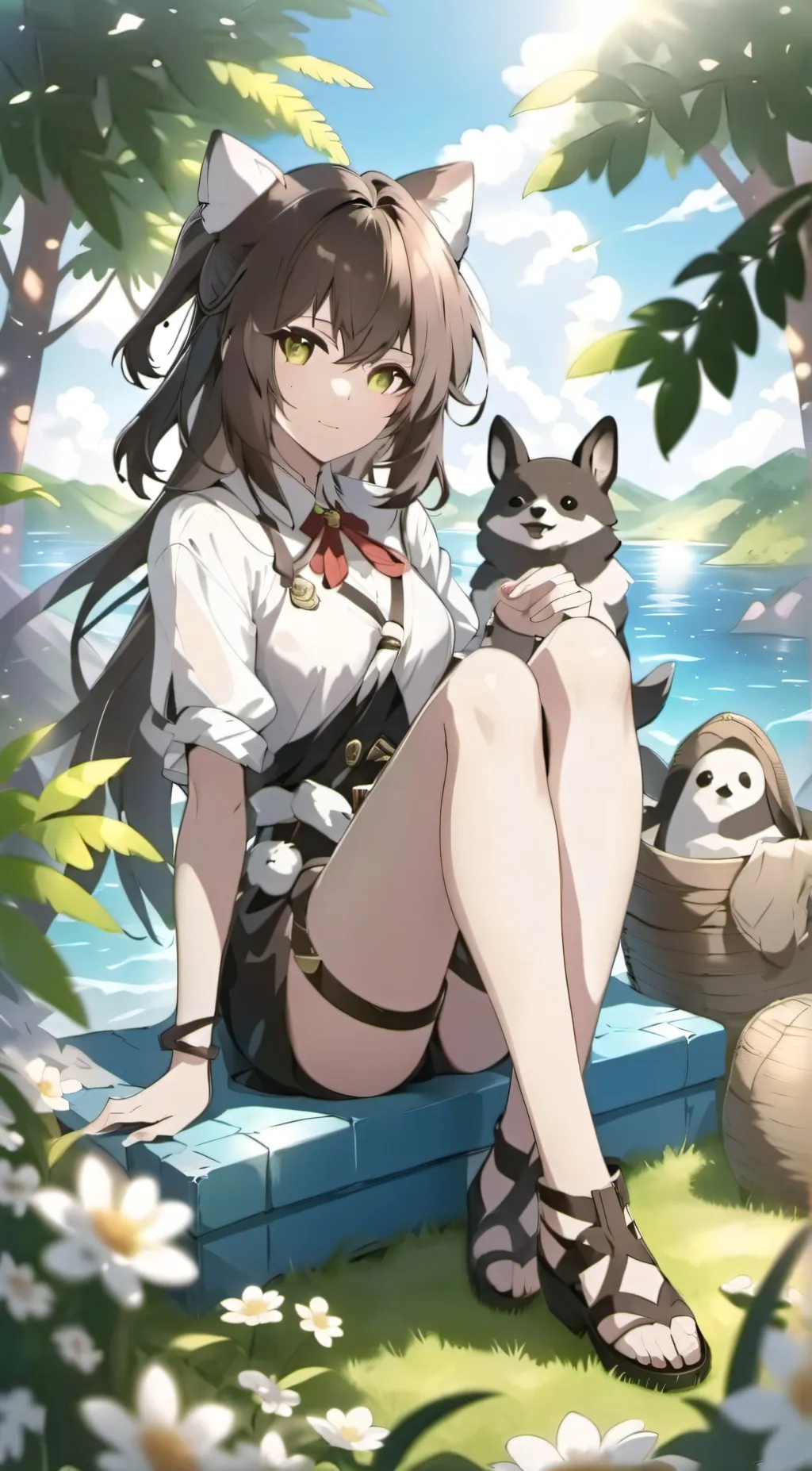 ai character: Jamie  background
