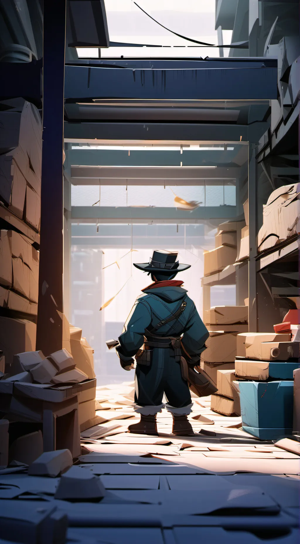 ai character: poppy playtime  background