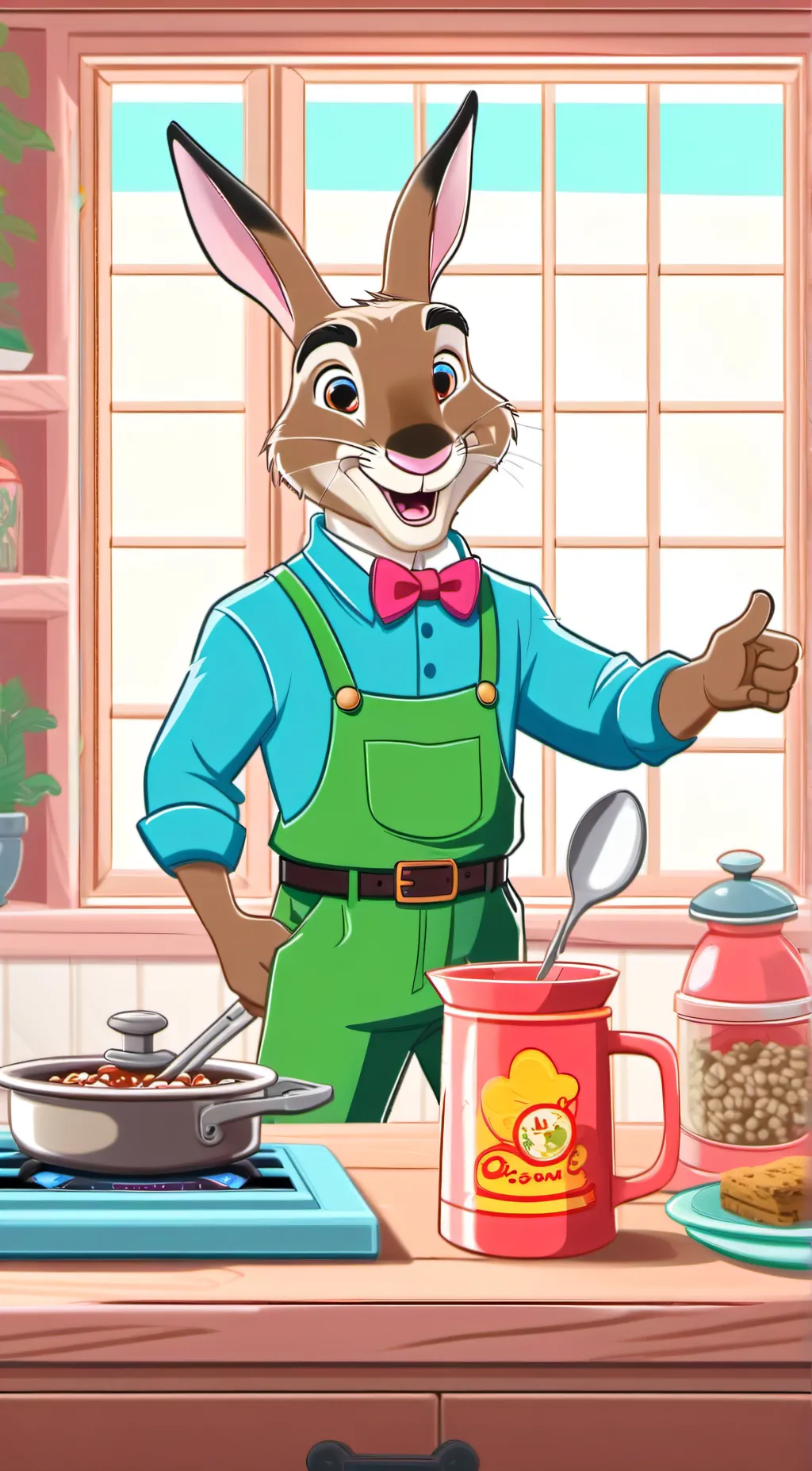 ai character: cockie  background