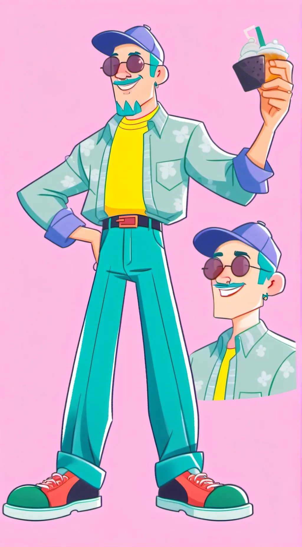 ai character: josh background