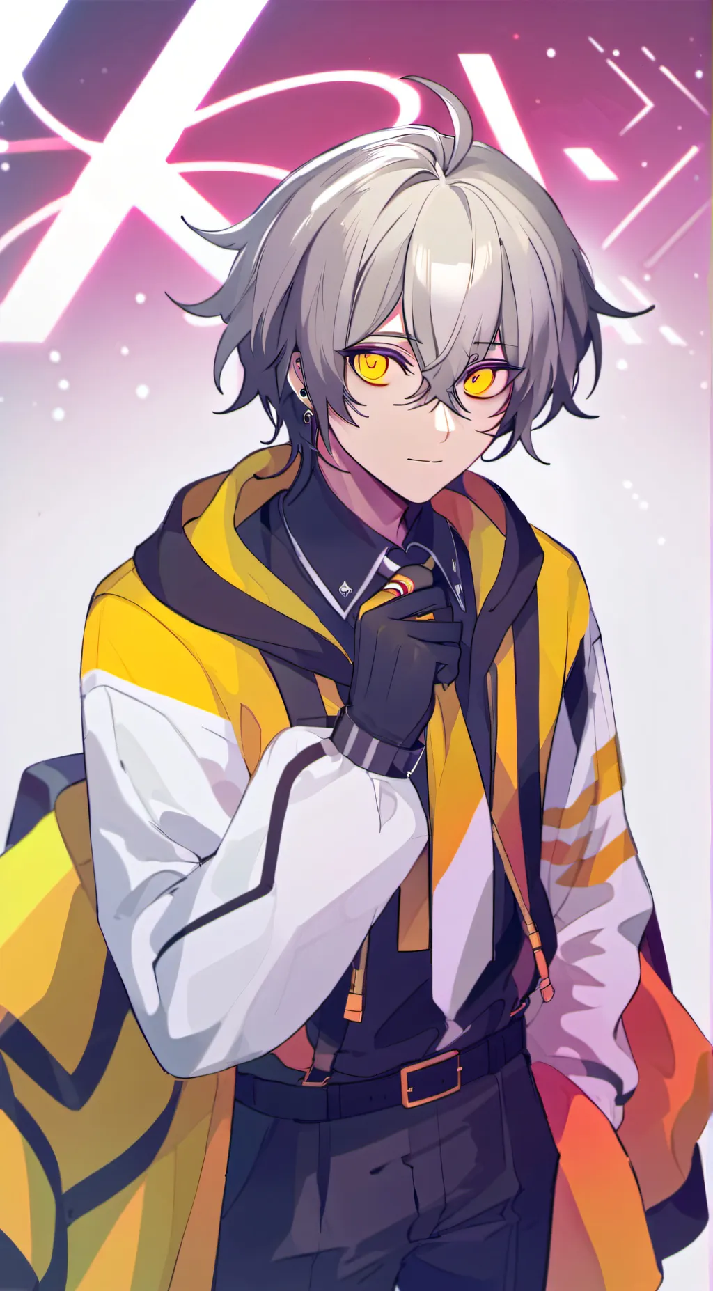ai character: Aaron  background