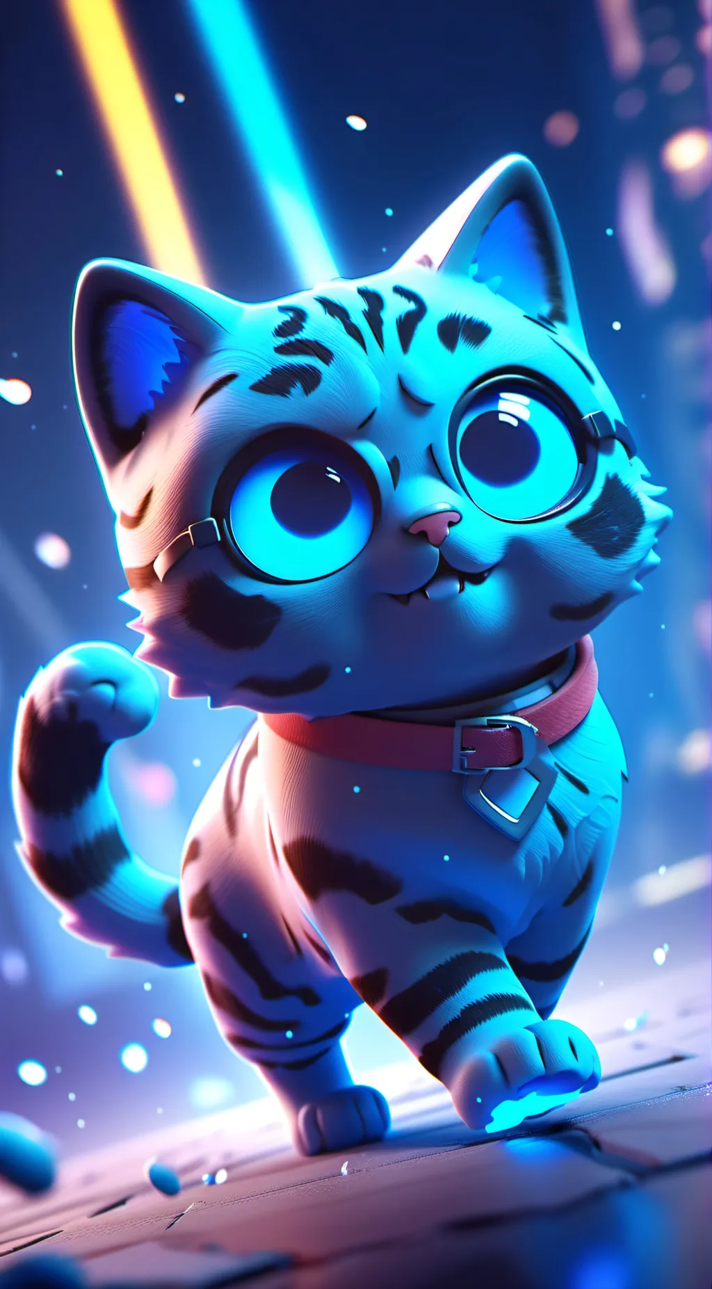 ai character: kitty background