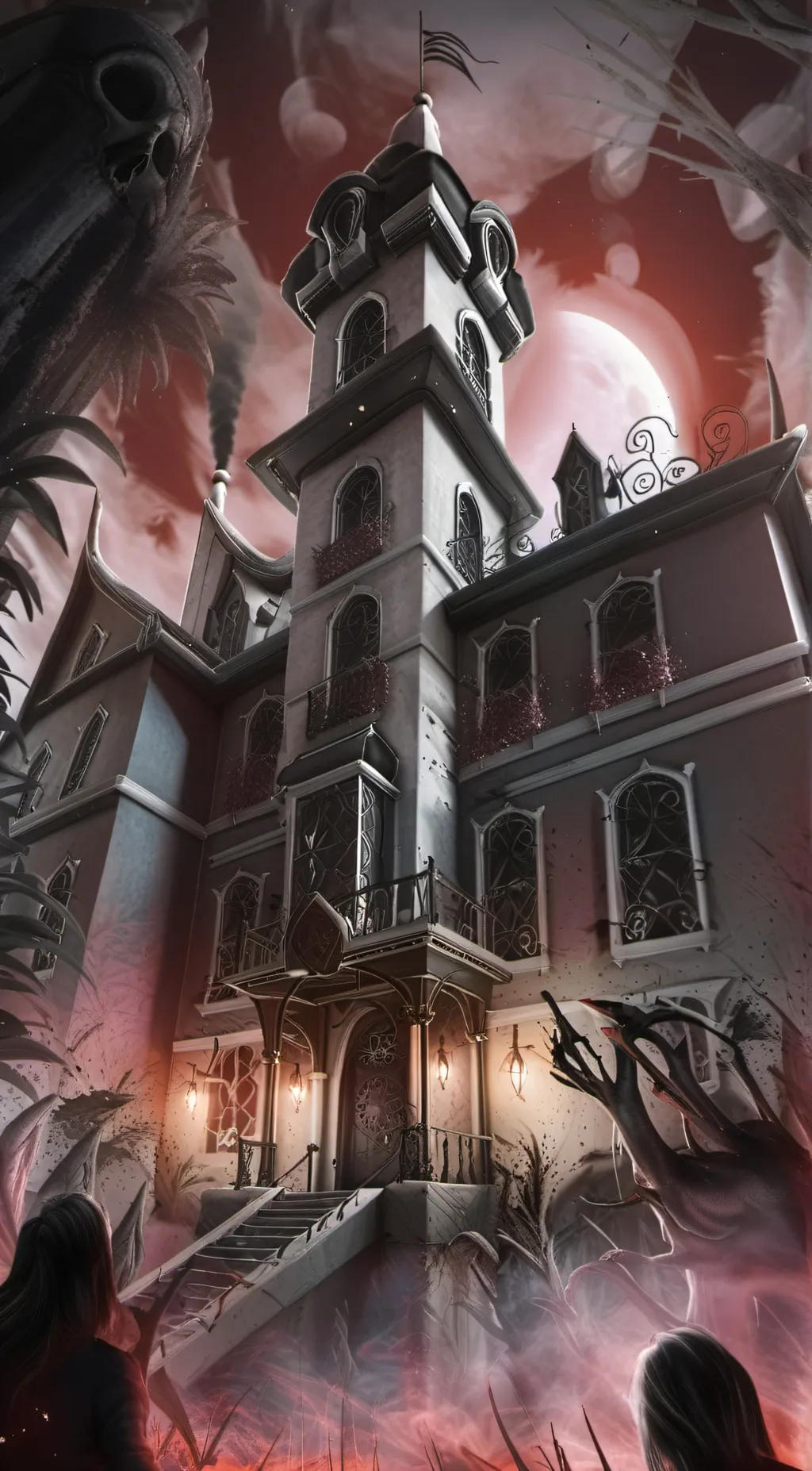 ai character: Hazbin Hotel  background