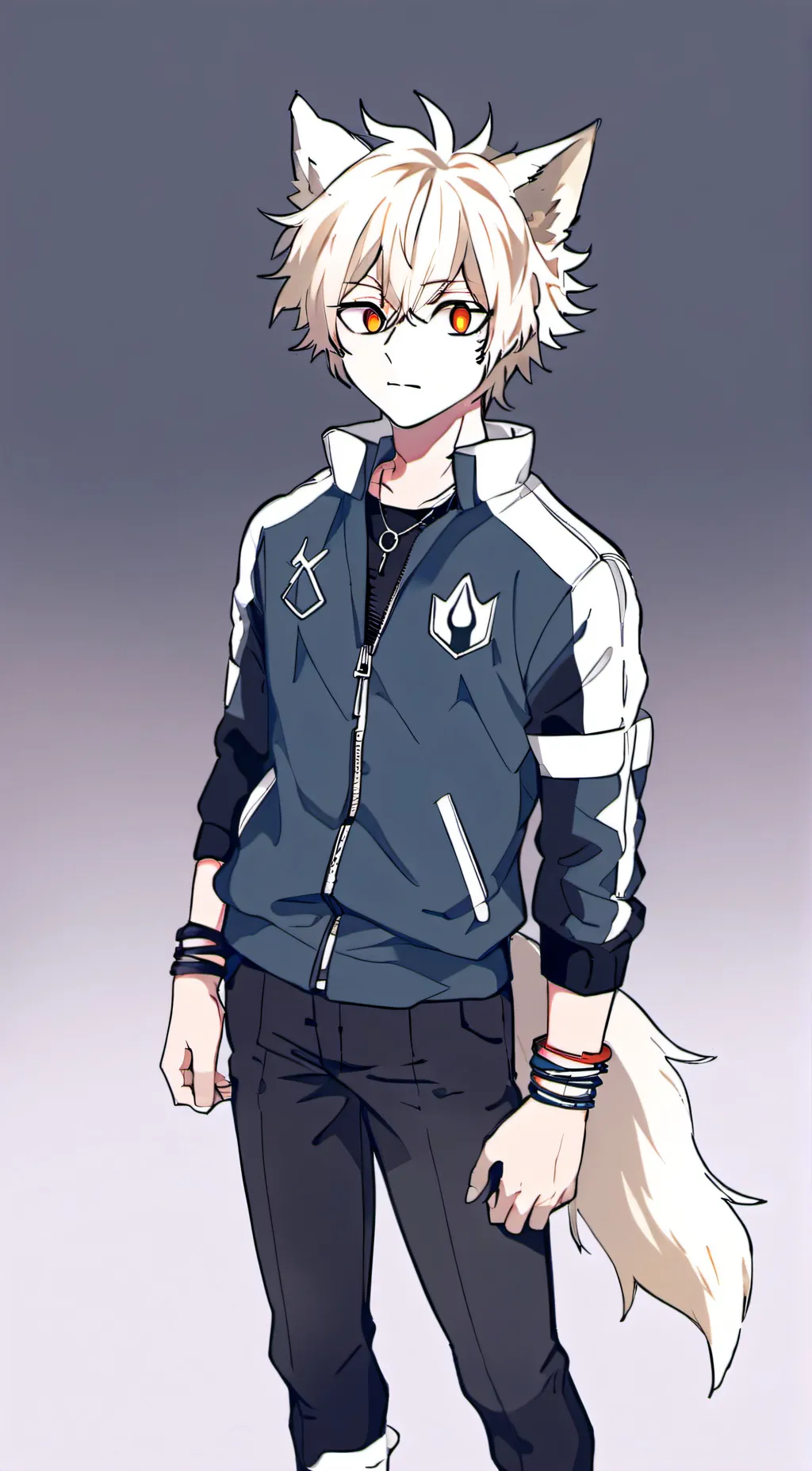 ai character: Katsuki Bakugo background