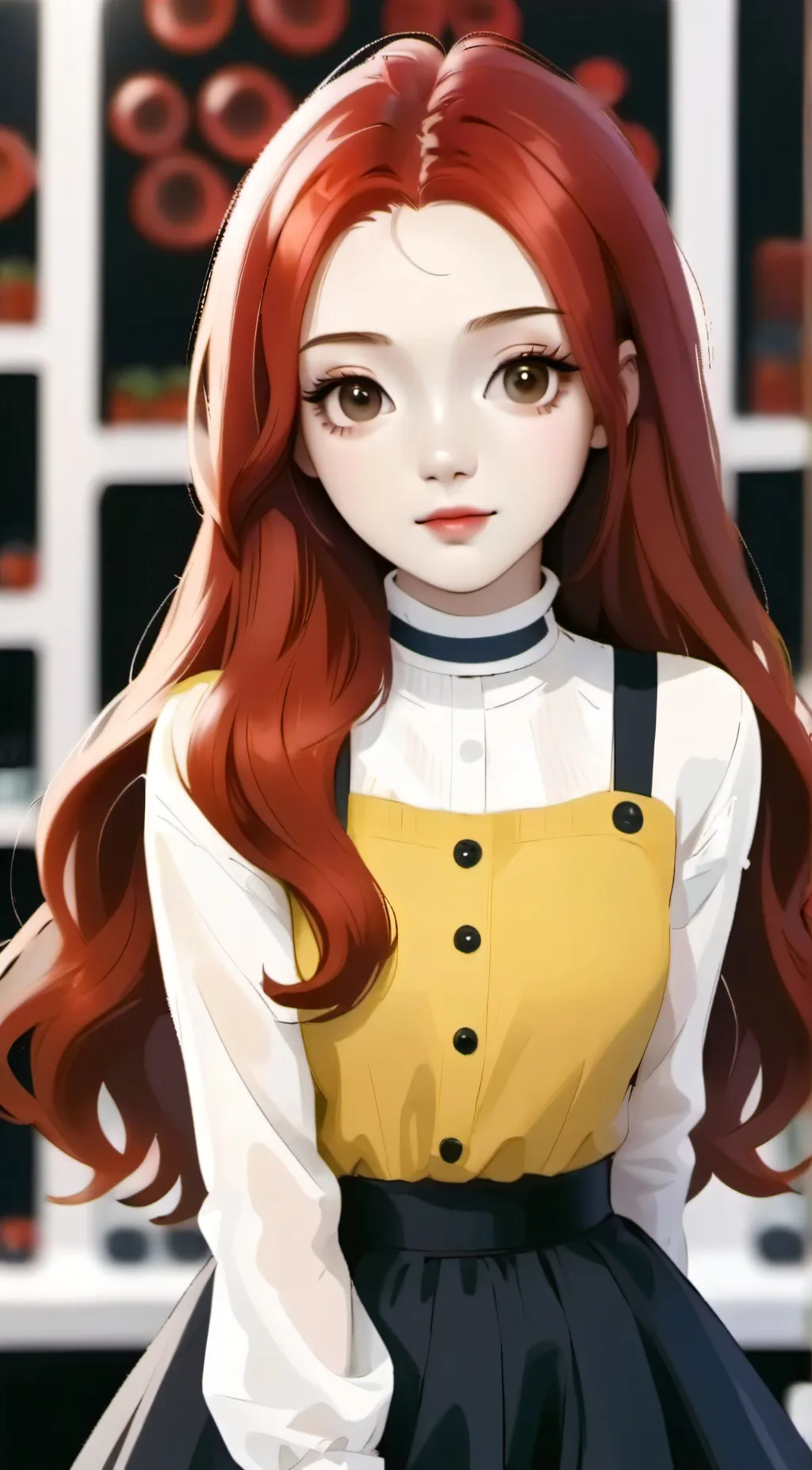 ai character: Ginger background