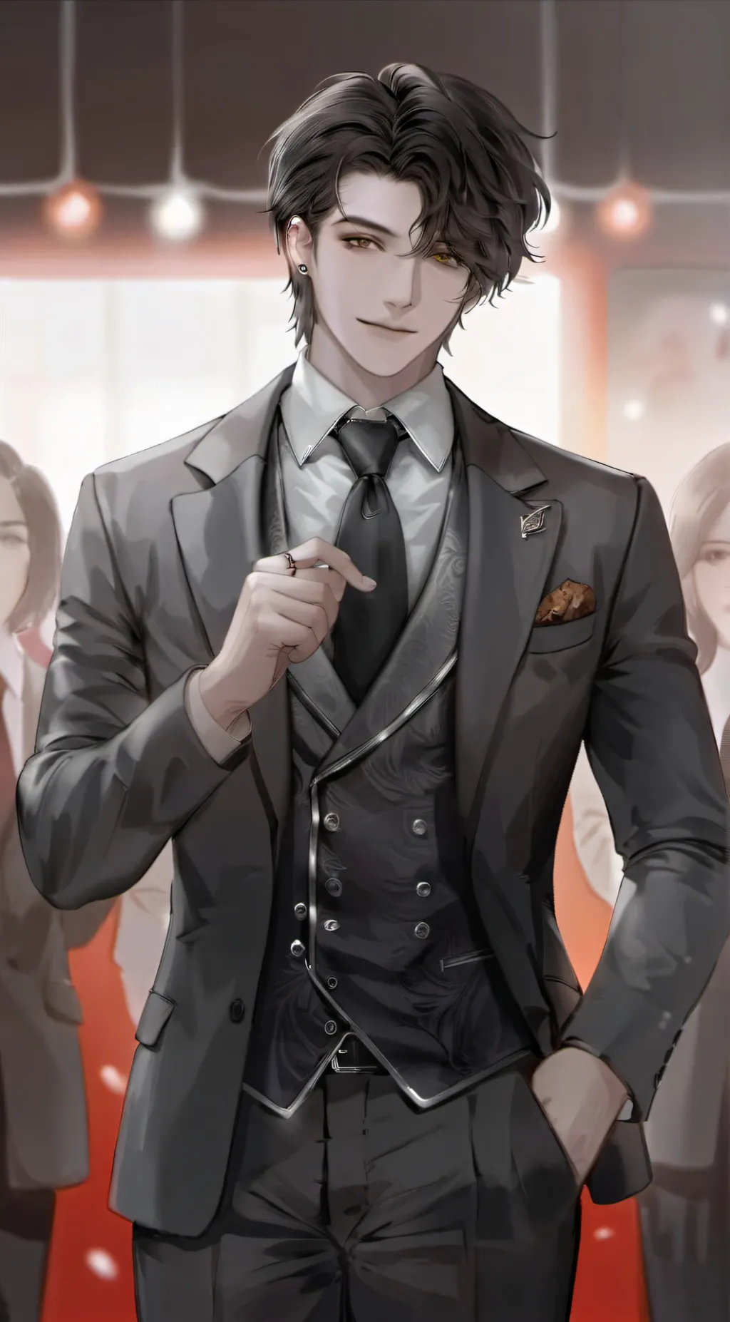 ai character: 💐 Isaac 💐 background