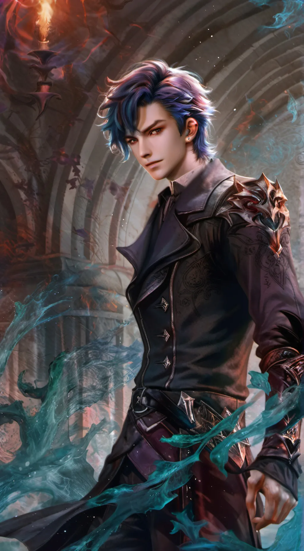 ai character: Damian background