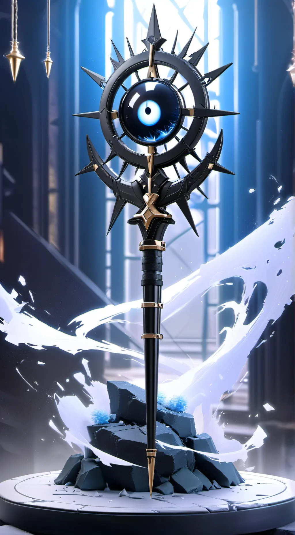 ai character: Karma Scepter background